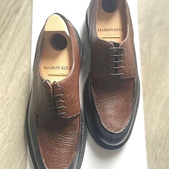 Maison Koly X Enzo  Bonafe Serengeti Kudu triple sole Made in Italy - Picture 3 of 4